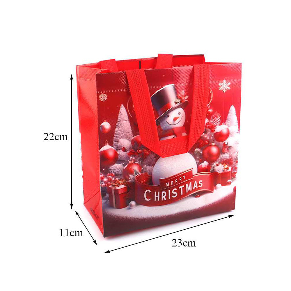 12PCS - Reusable Christmas Shopping Gift Bags-M H W ACCESSORIES