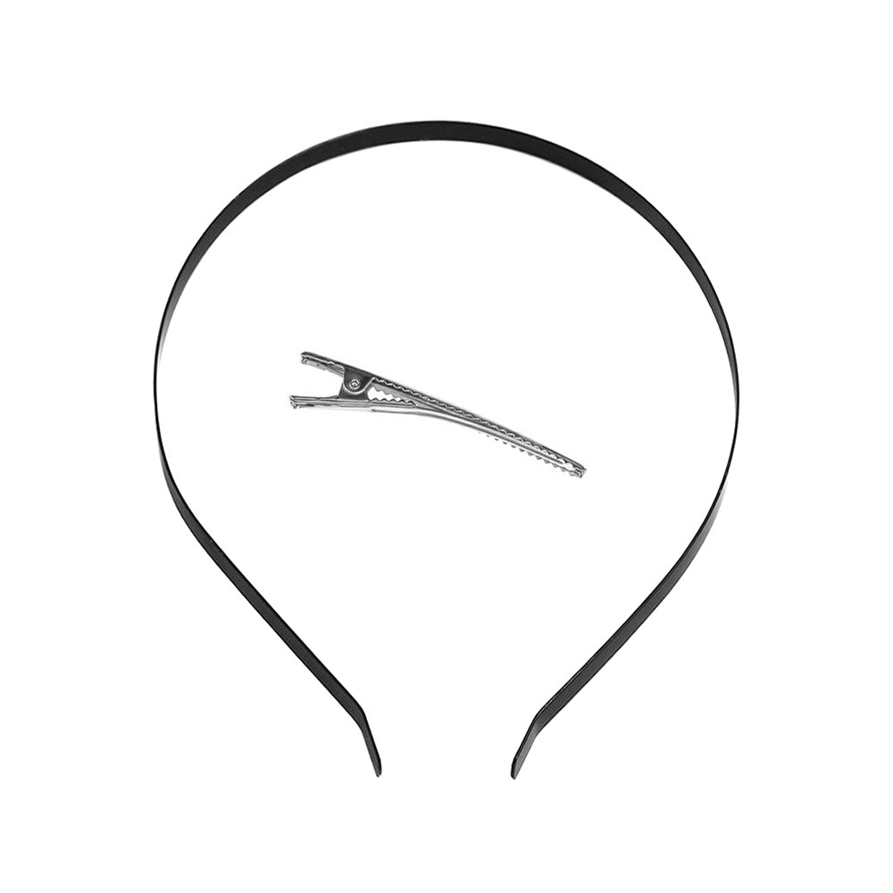 Pink Dot Bow Feather Mesh Flower Fascinator / Headband - M H W ACCESSORIES LLC