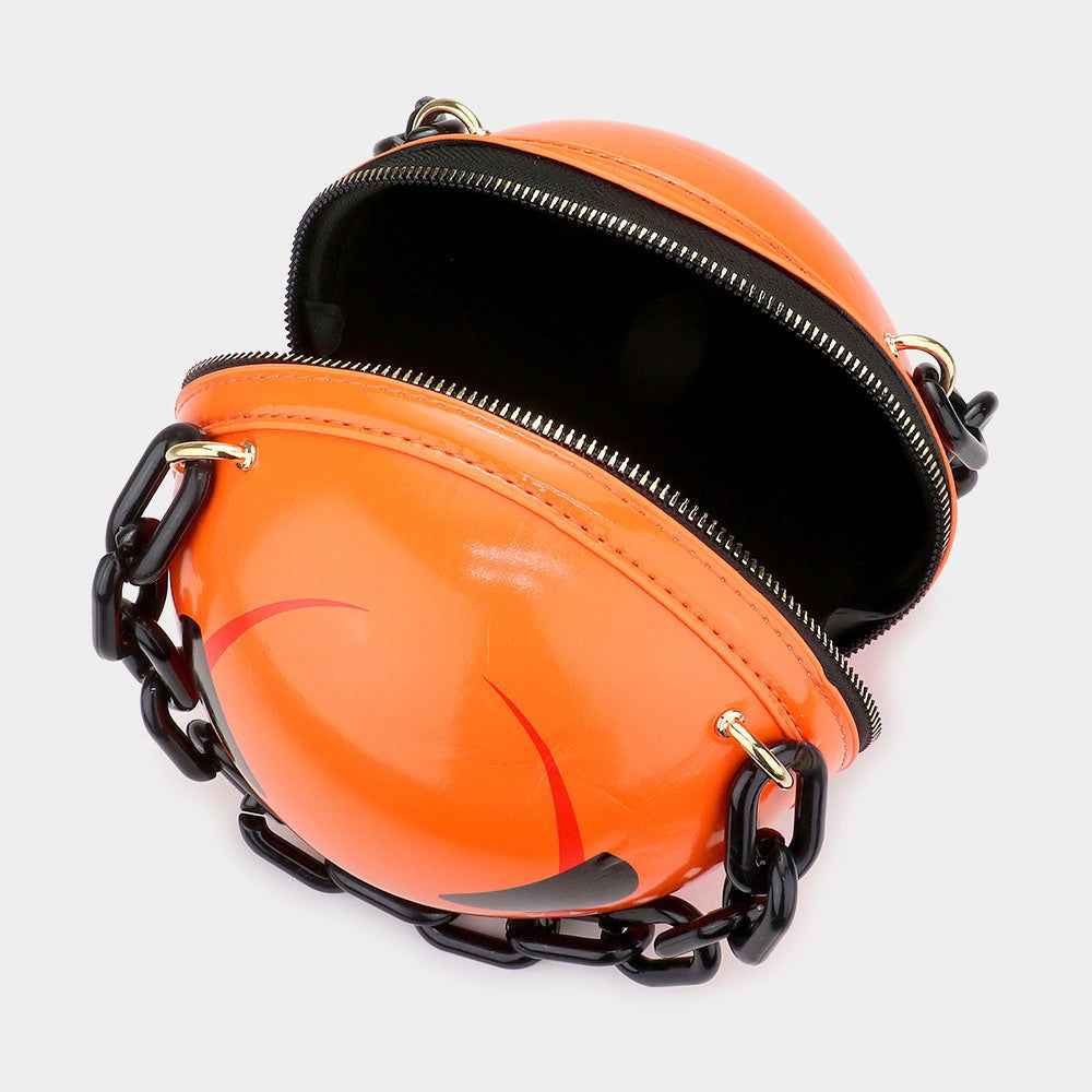 Pumpkin Round Tote / Crossbody Bag