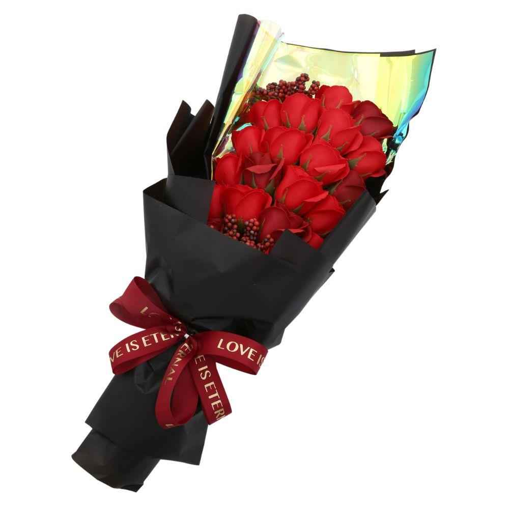 RED ARTIFICIAL ROSE BOUQUET GIFT