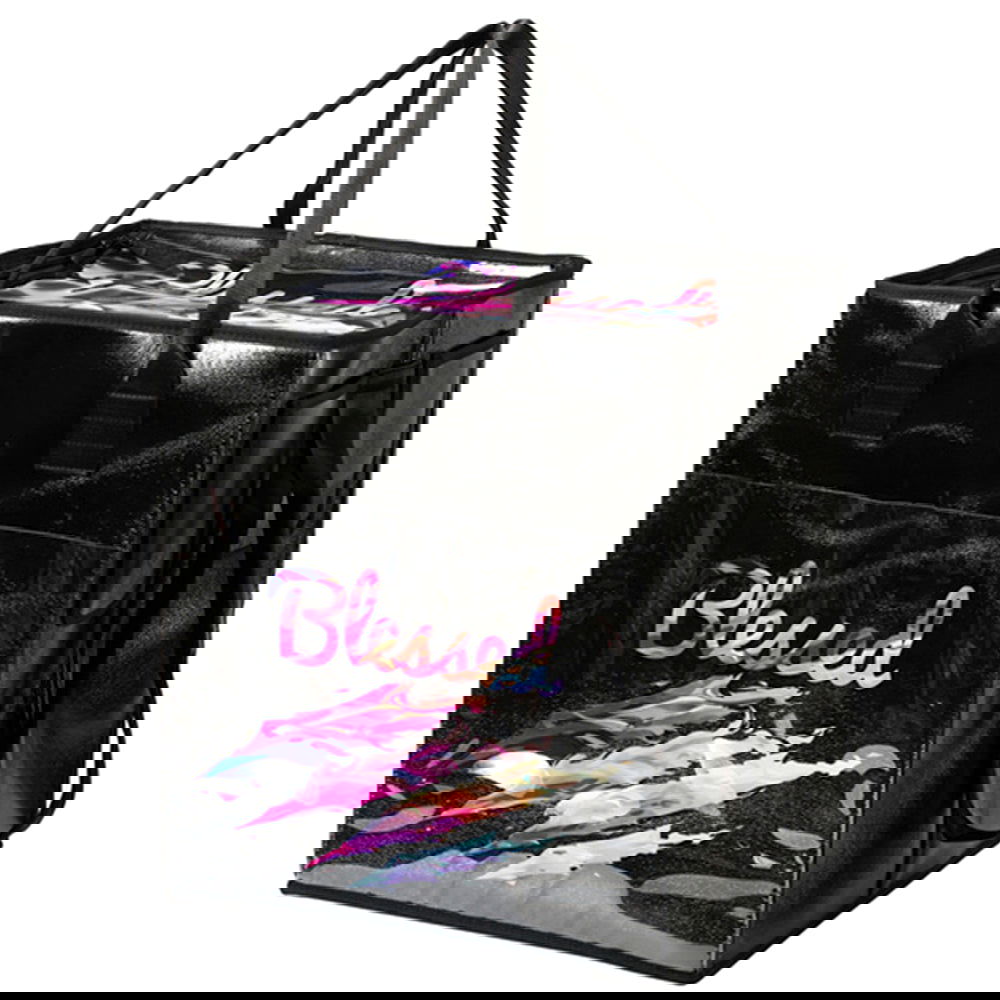 ROLLING BLESSED THEMED SHOPPING BAG - M H W ACCESSORIES LLC