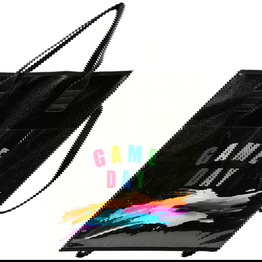 ROLLING GAME DAY THEMED SHOPPING BAG - M H W ACCESSORIES LLC