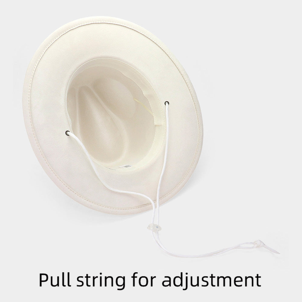 White Bling BRIDE Message Pointed Western Cowboy Hat - M H W ACCESSORIES LLC
