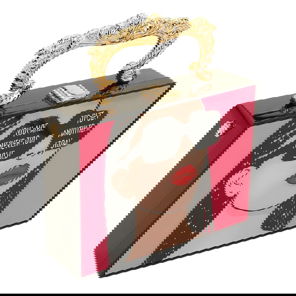 YOU ARE NEVER TOO OLD TO SET ANOTHER GOAL Clutch Bag / Crossbody Bag - M H W ACCESSORIES LLC