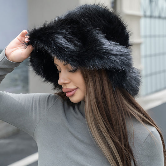 Must Have Fall 2024 Faux Fur Bucket Hat for Women