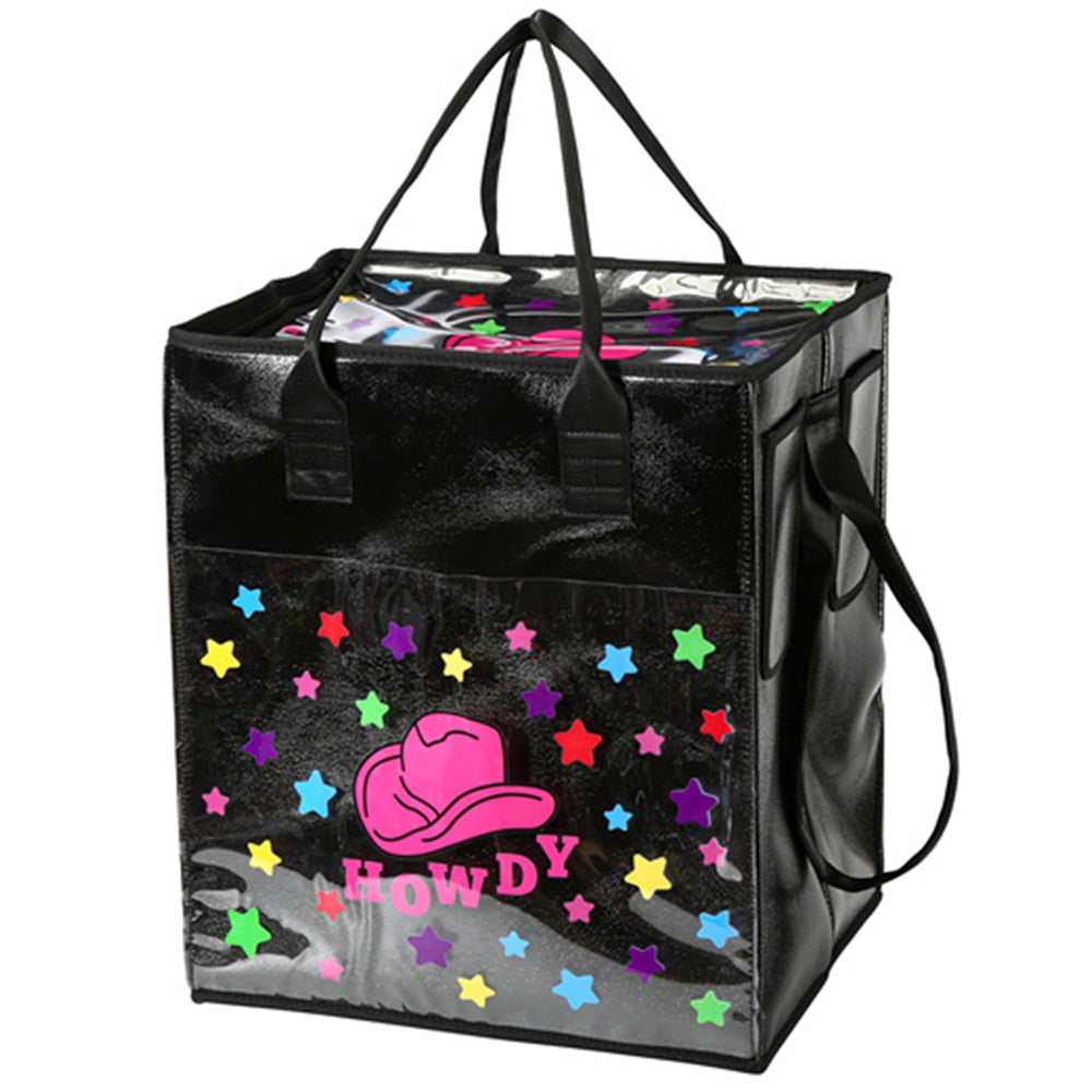 ROLLING HOWDY THEMED SHOPPING BAG