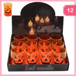 Halloween Led Party Candle (12 Units) Per Pack M H W ACCESSORIES LLC Halloween Led Party Candle (12 Units) Per Pack