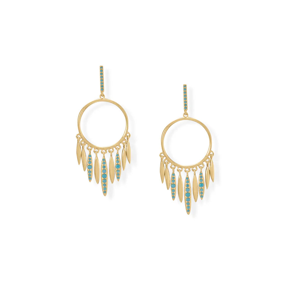 Dream Big! Dream Catcher Inspired Post Back Earrings - M H W ACCESSORIES LLC