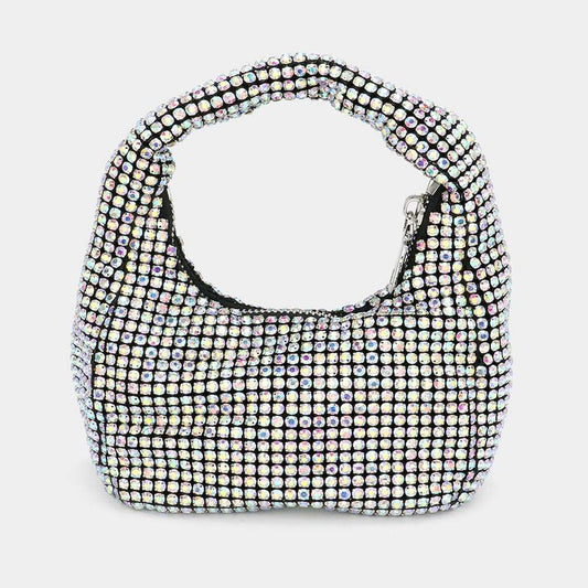 AB Bling Studded Micro Mini Top Handle Bag for Women - M H W ACCESSORIES LLC