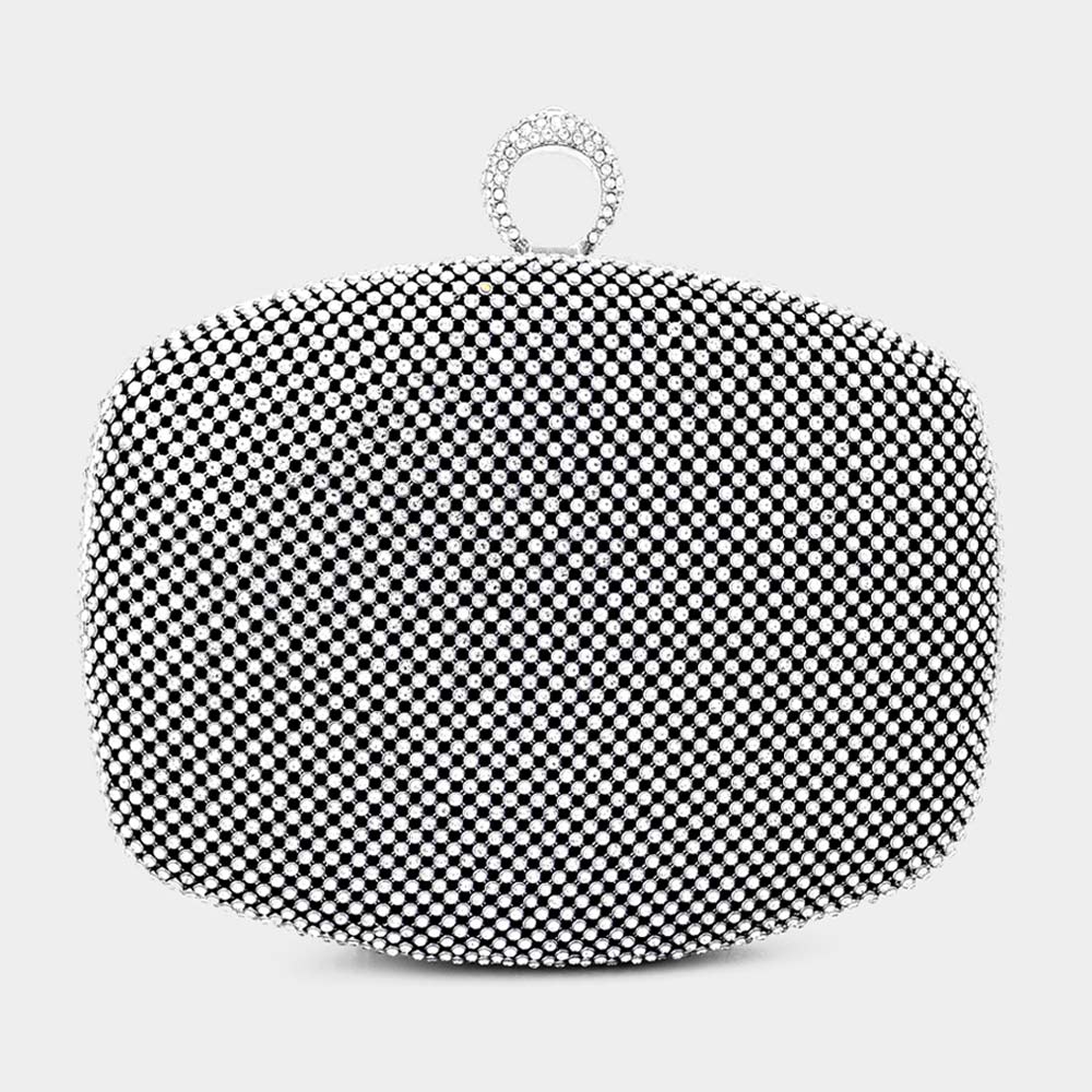 Black  Crossbody Bag Bling Evening Clutch / Crossbody Bag - M H W ACCESSORIES LLC