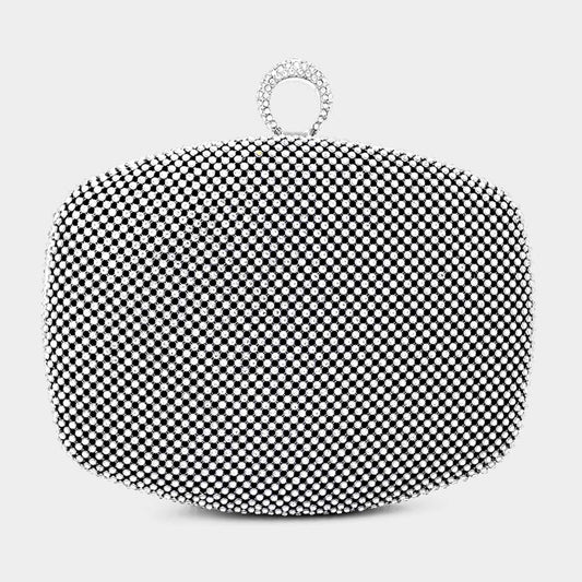 Black  Crossbody Bag Bling Evening Clutch / Crossbody Bag - M H W ACCESSORIES LLC