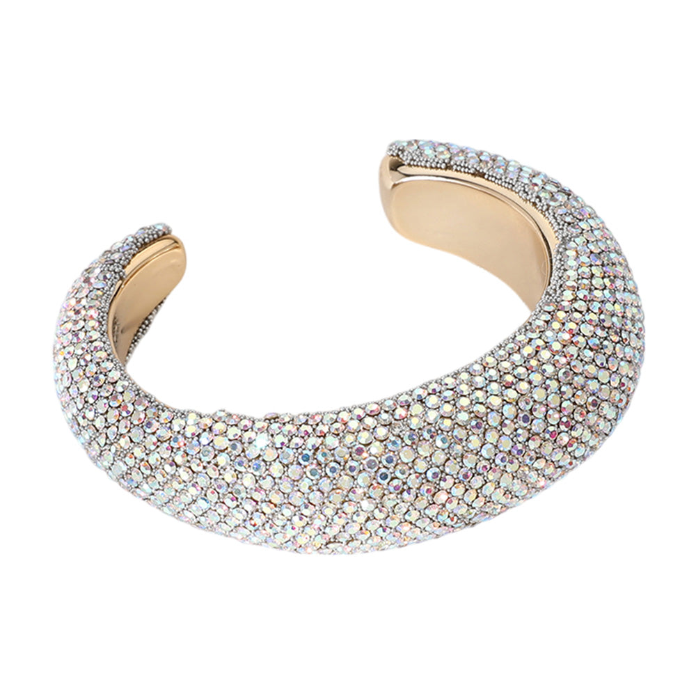 AB Bling Studded Cuff Bracelet