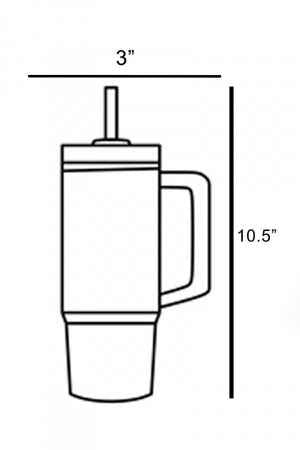 Gingerbread Themed 40oz Clear Tumbler With Accessories (Copy)