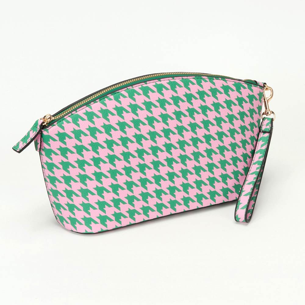 Faux Leather THE MAKE UP BAG Message Pouch Bag Beauty Organizer Bag M H W ACCESSORIES LLC Faux Leather THE MAKE UP BAG Message Pouch Bag Beauty Organizer Bag