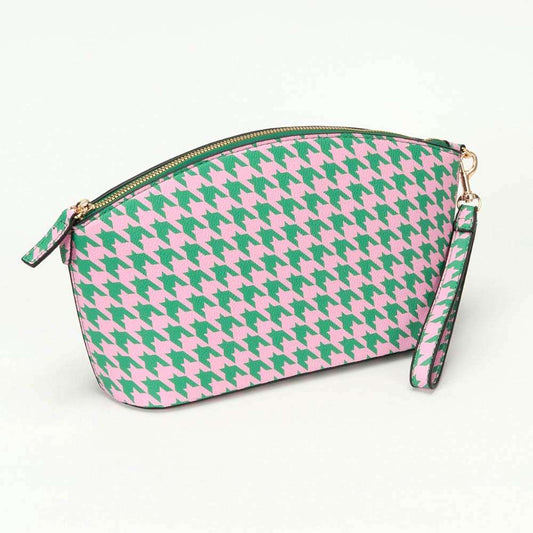 Faux Leather THE MAKE UP BAG Message Pouch Bag Beauty Organizer Bag M H W ACCESSORIES LLC Faux Leather THE MAKE UP BAG Message Pouch Bag Beauty Organizer Bag