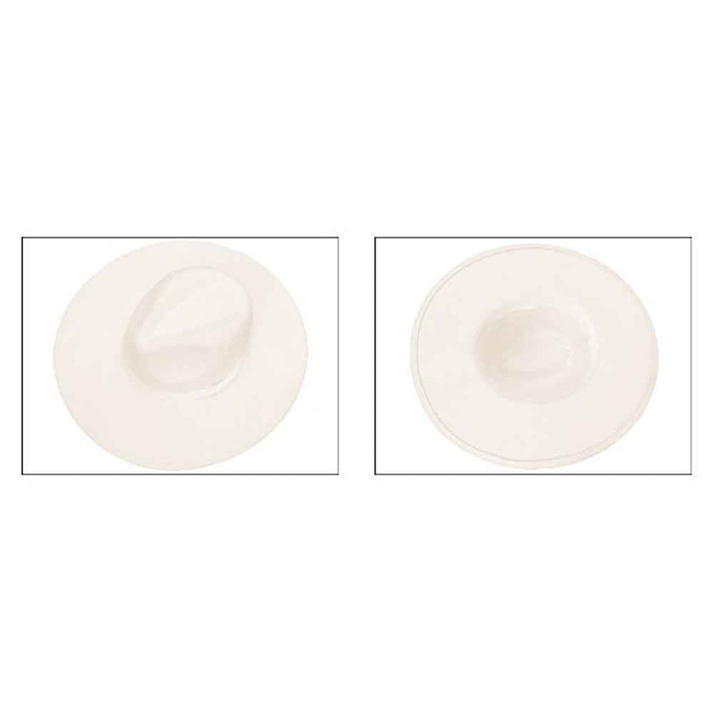 Ivory Bow Band Pointed Solid Panama Hat