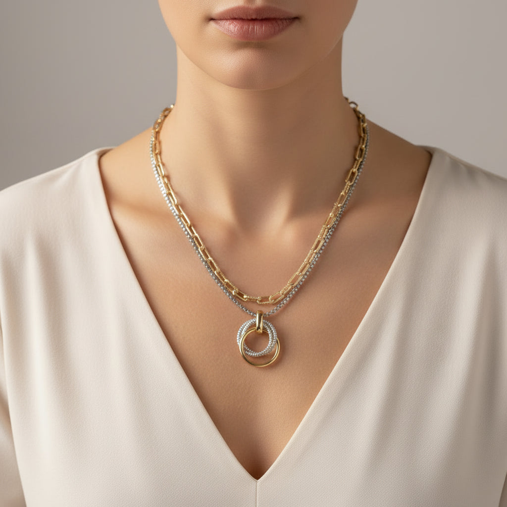 circle pendant M H W ACCESSORIES LLC circle pendant