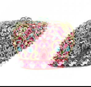Multi-ColorRhinestone Crown Clutch Evening Bag (Copy) - M H W ACCESSORIES LLC