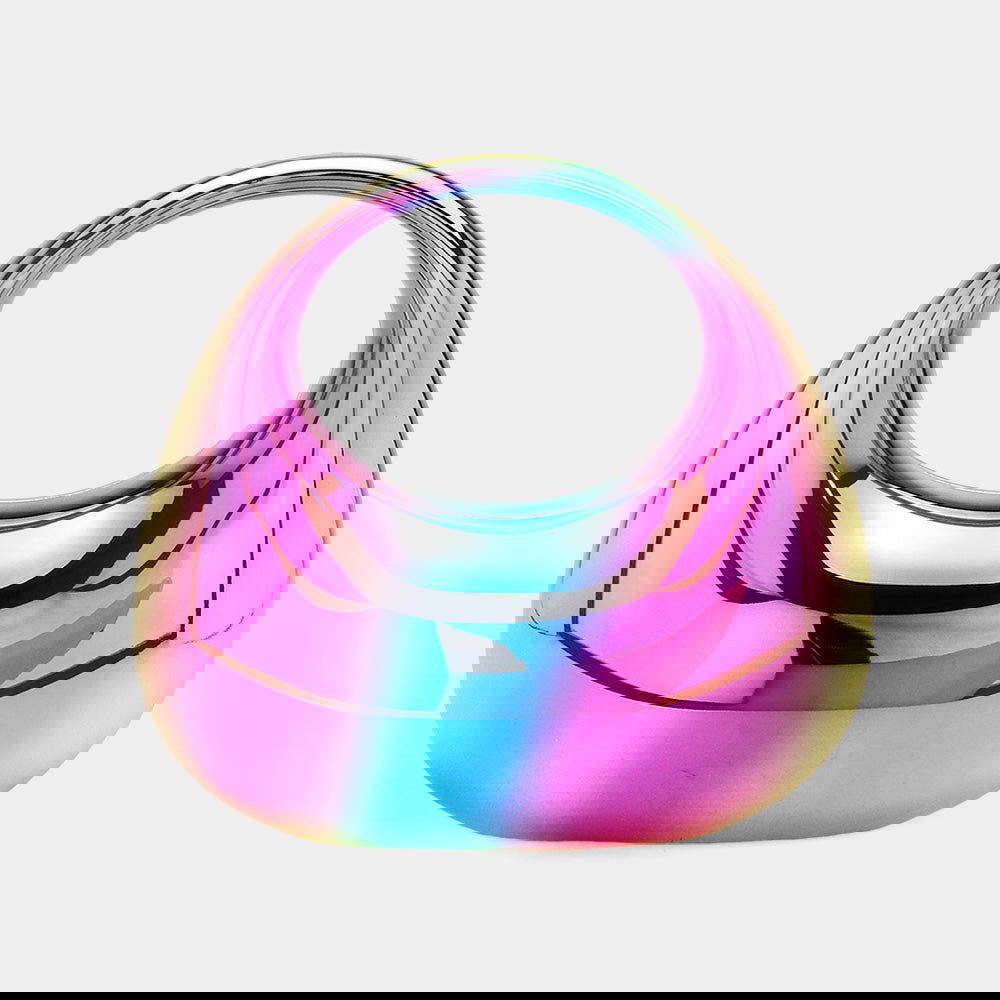 Multic Color Metallic Acrylic Crescent Handbag (Copy) - M H W ACCESSORIES LLC