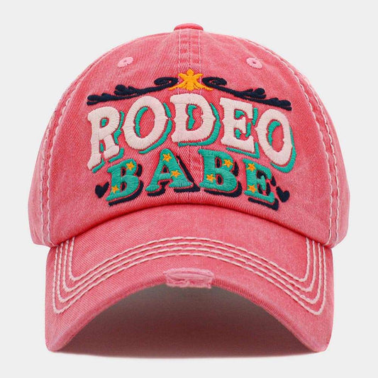 RODEO BABE Vintage Baseball Cap-M H W ACCESSORIES - M H W ACCESSORIES LLC