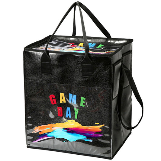 ROLLING GAME DAY THEMED SHOPPING BAG - M H W ACCESSORIES LLC