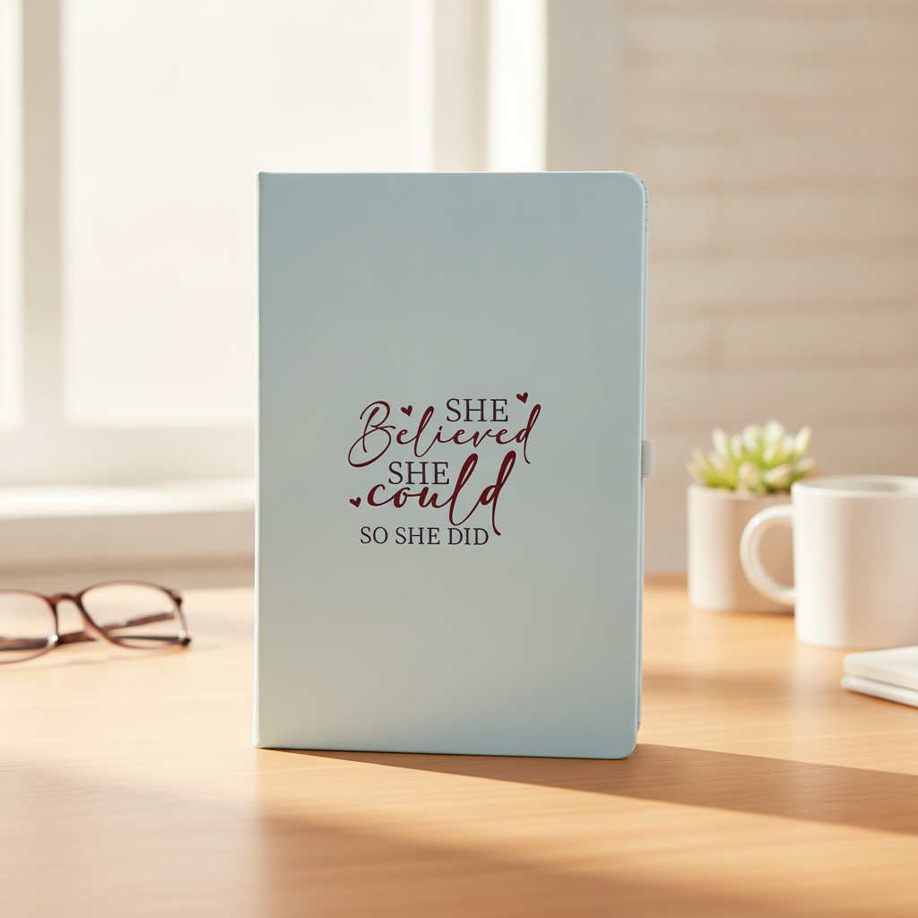 She Believe She Could So She Did Ivory Journal M H W ACCESSORIES LLC She Believe She Could So She Did Ivory Journal