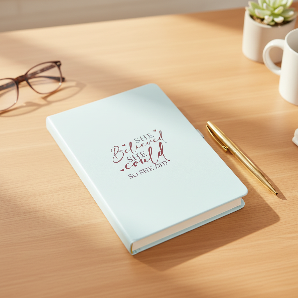 She Believe She Could So She Did Ivory Journal M H W ACCESSORIES LLC She Believe She Could So She Did Ivory Journal