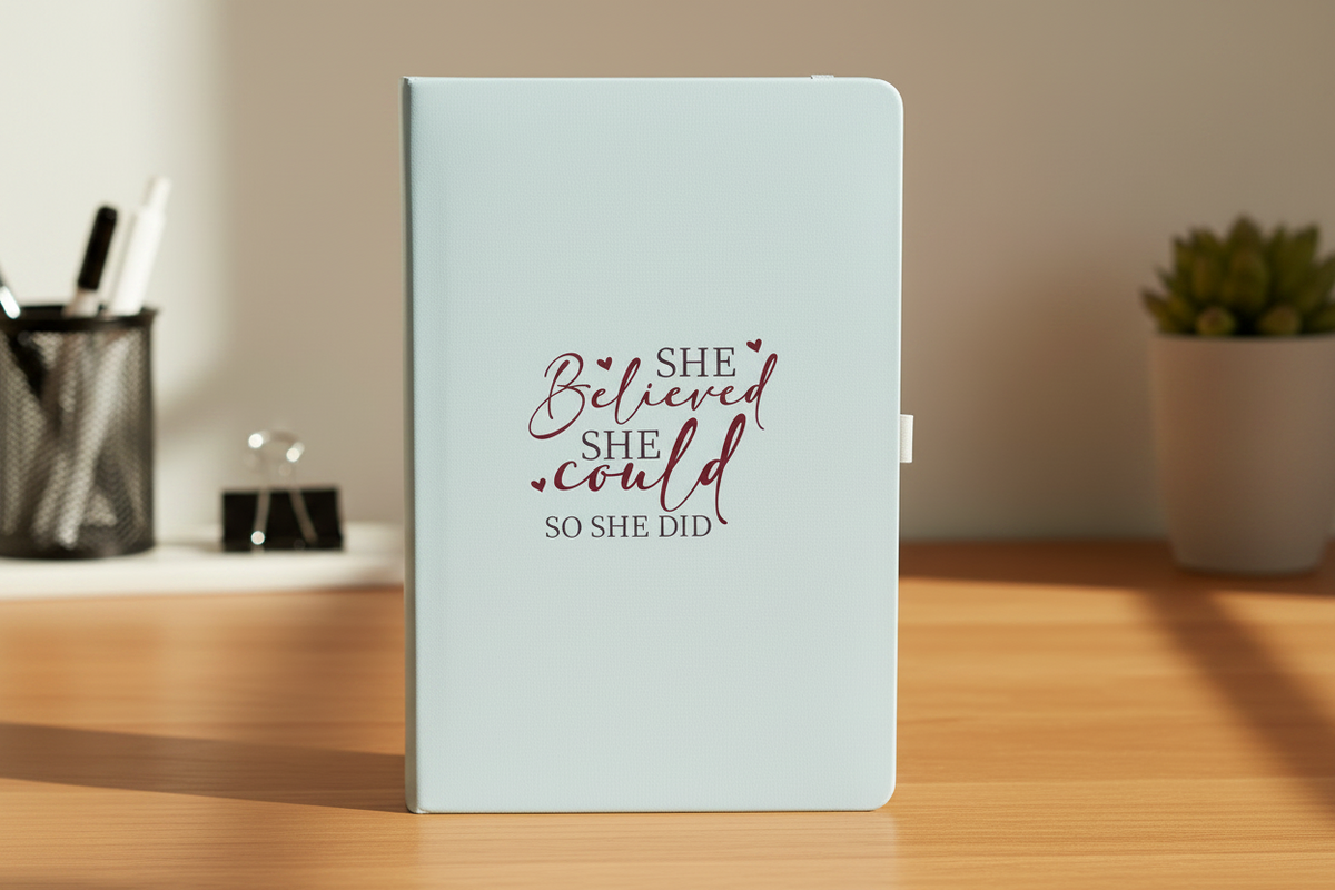 She Believe She Could So She Did Ivory Journal M H W ACCESSORIES LLC She Believe She Could So She Did Ivory Journal